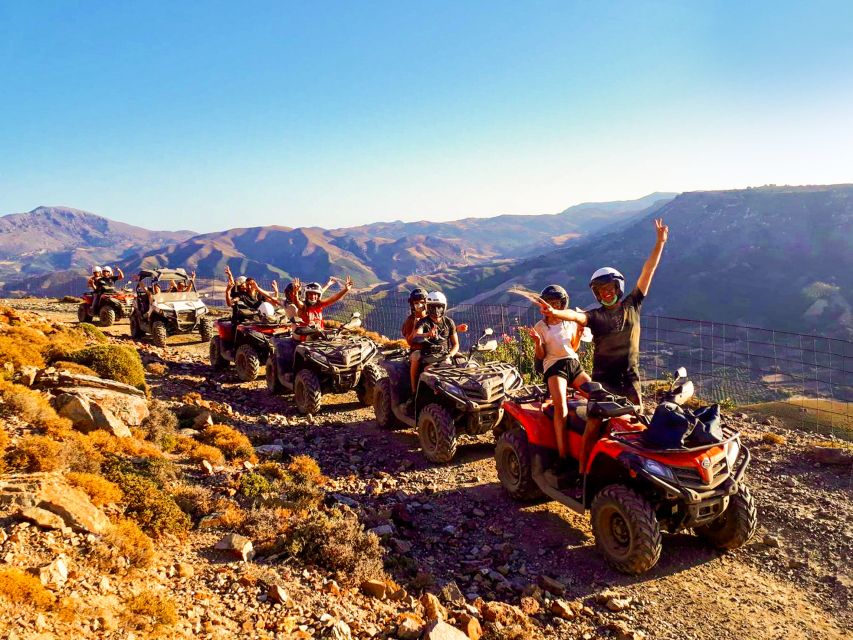 From Rethymno: Half-Day Quad Bike Safari - Prassies and the supplied sandwich