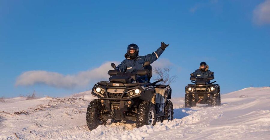 From Reykjavik: ATV Ride and Blue Lagoon Tour with Transfer - Getting ready at the ATV base camp