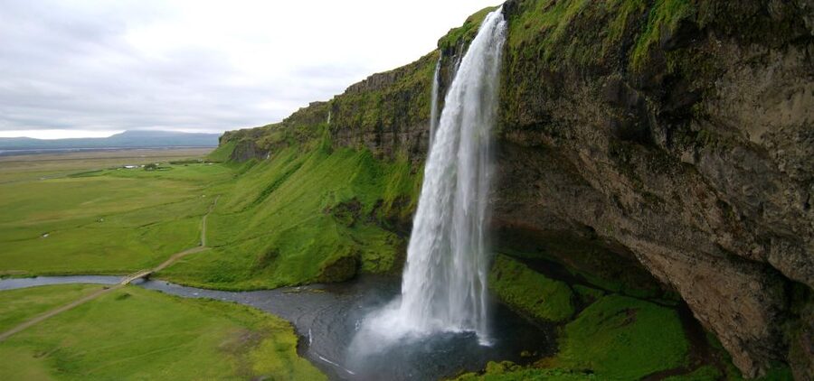 From Reykjavik: South Coast, Plane Wreck, & Beach ATV Tour - Views toward Dyrhólaey and Mýrdalsjökull