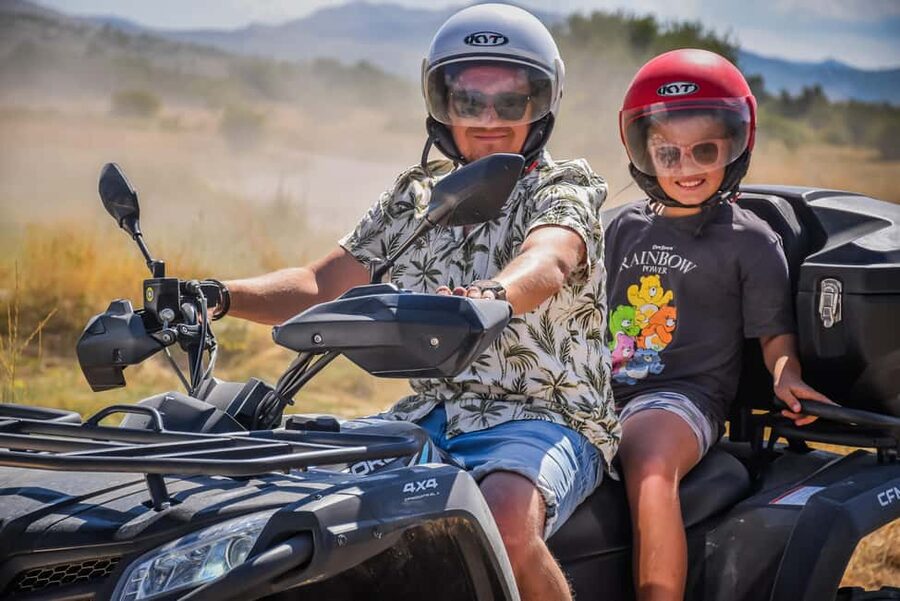 From Split: ATV Dinara Mountain Tour with Picnic - A riverside picnic with four local honeys