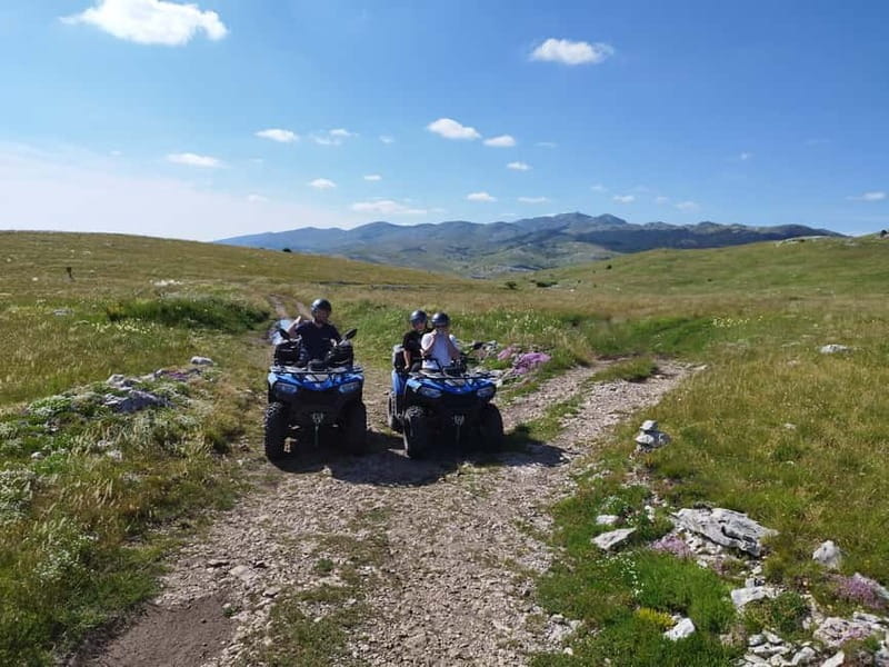 From Split: Dinara Nature Park Quad Adventure with Swimming - Views, animals, and local stories