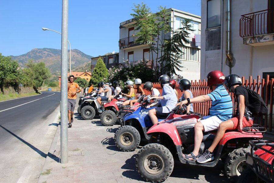 From Taormina: Off-Road ATV Tour Alcantara & Mount Etna - Moio Alcantara crater and Etna’s old lava flows