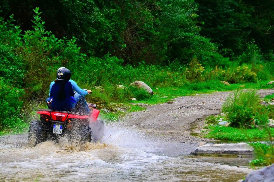 From Taormina: Off-Road ATV Tour Alcantara & Mount Etna - Starting at the Alcantara Gorges