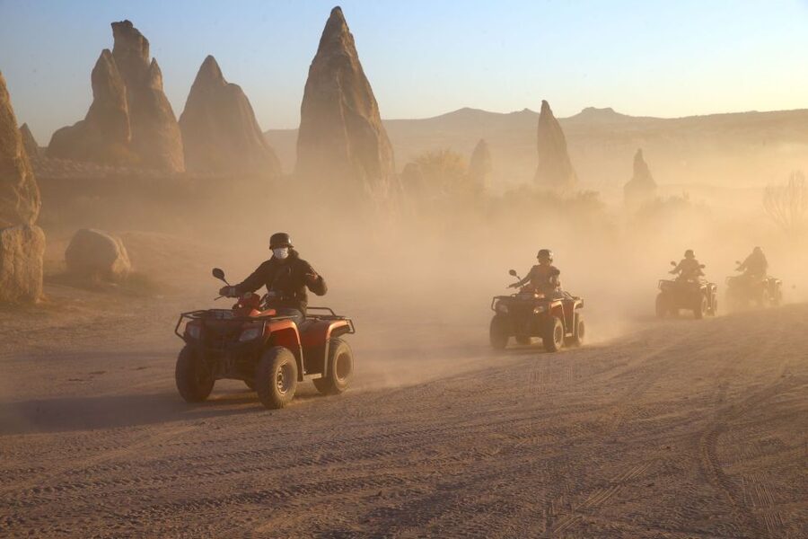 From Ürgüp/Göreme: Cappadocia Sunrise or Sunset Quad Tour - Pickup from Göreme or Ürgüp