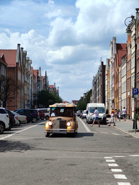Gdansk: City Sightseeing Tour Eco Electric Buggy Golf Cart - Small group or private pickup
