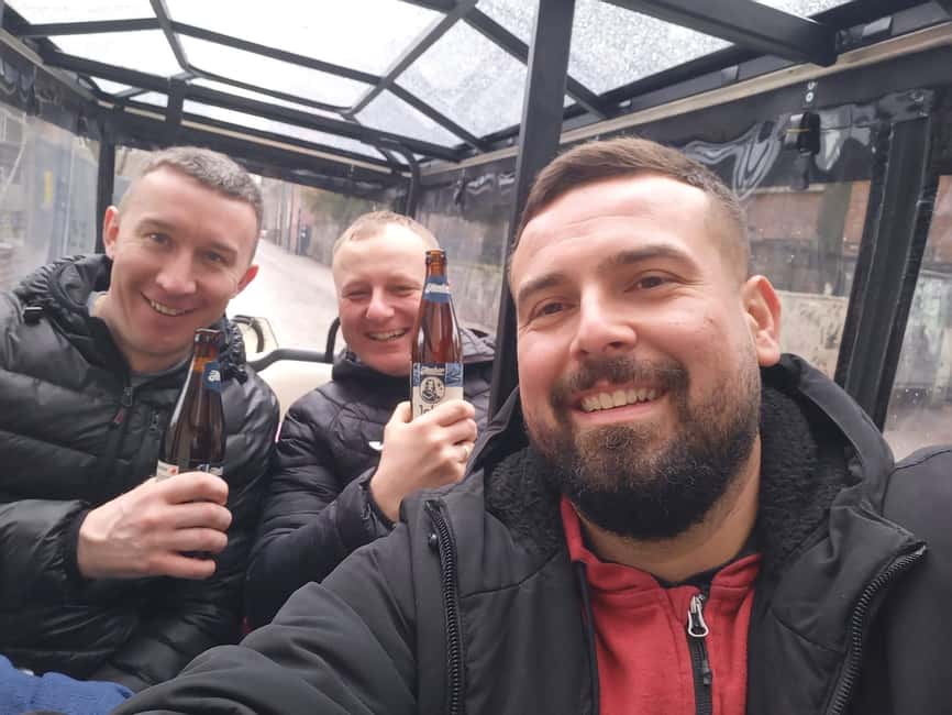 Gdansk: Top Unlimited Beer & Highlights Tour by Golf Buggy - St Mary’s Basilica and the red-brick skyline