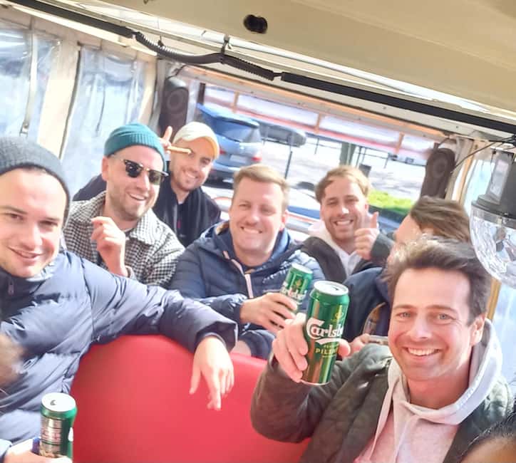 Gdansk: Top Unlimited Beer & Highlights Tour by Golf Buggy - Local beer from a backpack