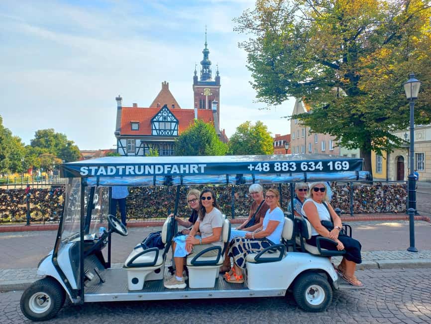 Gdansk: Top Unlimited Beer & Highlights Tour by Golf Buggy - Timing, traffic, and the real pace