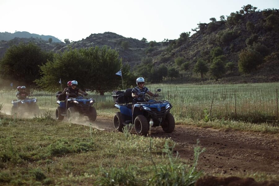 Georgioupolis Quad ATV Safari - Breaks on the Route: Fruit, Water, and Mountain Air