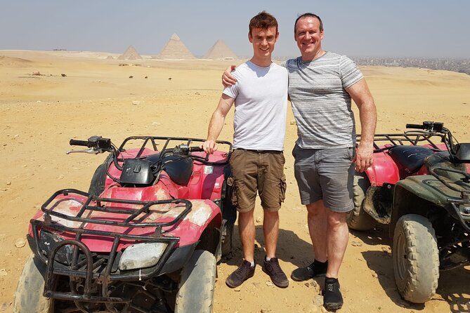 Giza pyramids and quad ATV bike one hour around Sahara desert in Giza - What the $20 price really covers