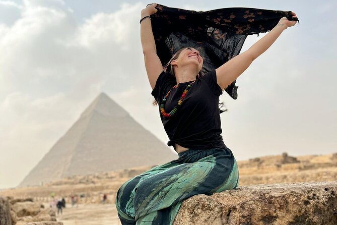 Giza Pyramids, Camel Ride, ATV Bike, Sobbing tour, Dinner Cruise - A 20-minute camel ride with pyramid views