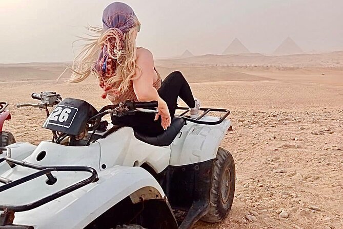 Giza pyramids,Sphinx,ATV bike,Camel ride, Dinner cruise& shopping - Guides, Drivers, and the Private Format