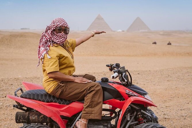 Giza pyramids,Sphinx,ATV bike,Camel ride,Dinner cruise& shopping - The two-hour Nile dinner cruise at 6 pm