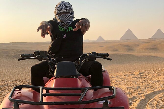 Giza pyramids, Sphinx, ATV bike, Lunch,Camel ride, Dinner cruise& shopping tour - The Nile dinner cruise adds a different Cairo