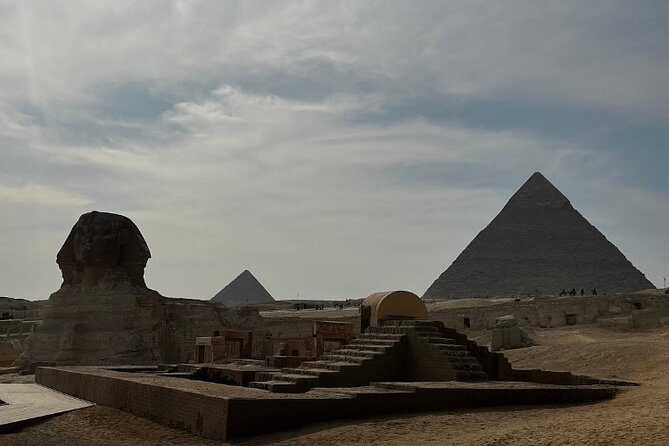 Giza Pyramids,Sphinx,Camel Ride,ATV Bike,Shopping, Dinner cruise - Khafre’s Pyramid and the best Giza views