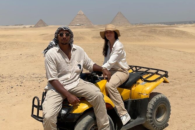 Giza pyramids ,sphinx ,quad bike &camel ride Private Excursion - A smart half-day plan for the Giza Plateau