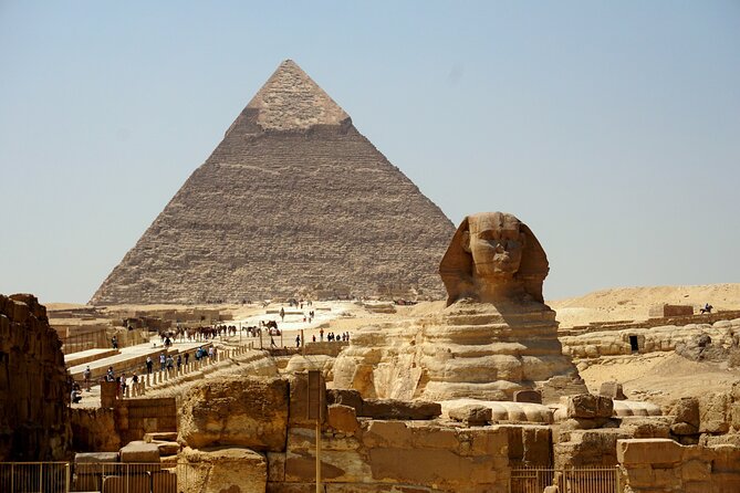 Giza Pyramids & The Sphinx with ATV Quads, Shopping and Camels - The Sphinx deserves more than a quick glance