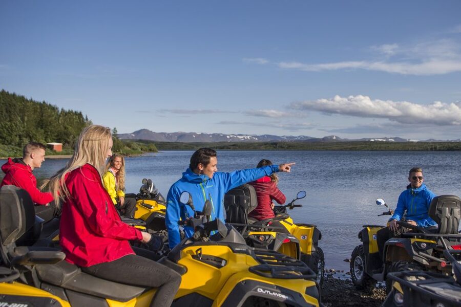 Golden Circle and ATV: Full-Day Combo Tour from Reykjavík - The ATV ride up Mount Hafrafell