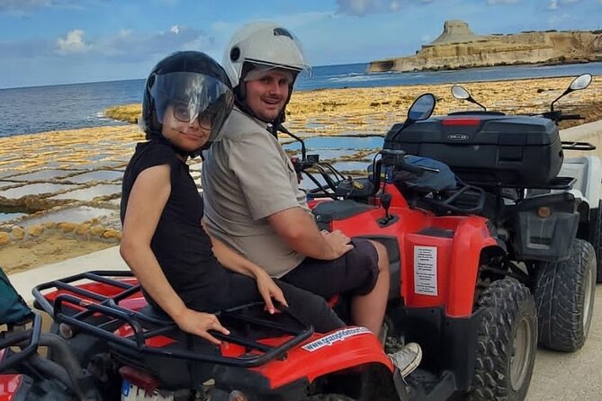 Gozo Full-Day Quad Tour with Private Boat to Gozo & return - Xwejni Salt Pans and the north coast