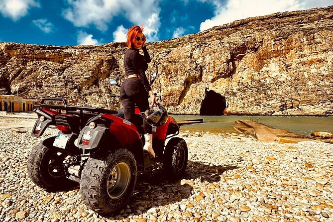 Gozo Full-Day Quad Tour with Private Boat to Gozo & return - Ramla Bay and the island’s red sand
