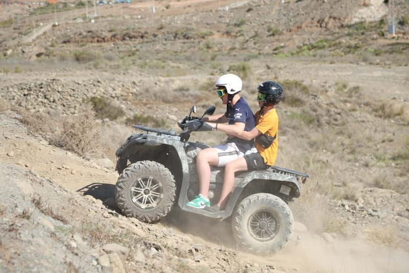 GRAN CANARIA: QUAD TOUR - AFTERNOON SUNSET TOUR 1HR 45 MIN - From Maspalomas toward the southern mountains