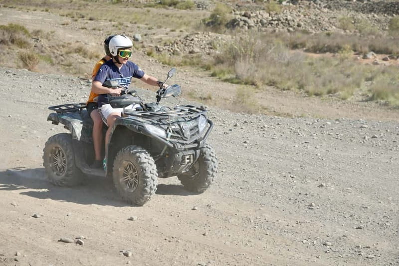 GRAN CANARIA: QUAD TOUR - AFTERNOON SUNSET TOUR 1HR 45 MIN - The first road section toward Fataga