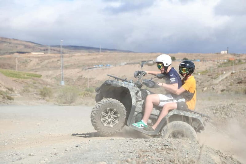 GRAN CANARIA: QUAD TOUR - AFTERNOON SUNSET TOUR 1HR 45 MIN - The rough tracks and canyon country