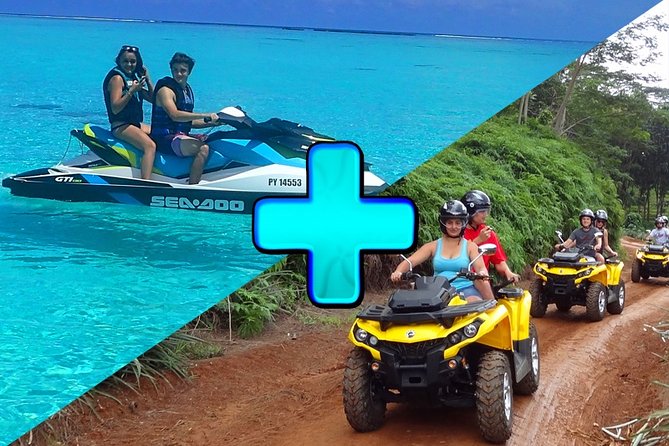 Grand Magic Combo Jetski 3h00 + Quad 3h30 - Starting at the Moorea Activities Center in Opunohu