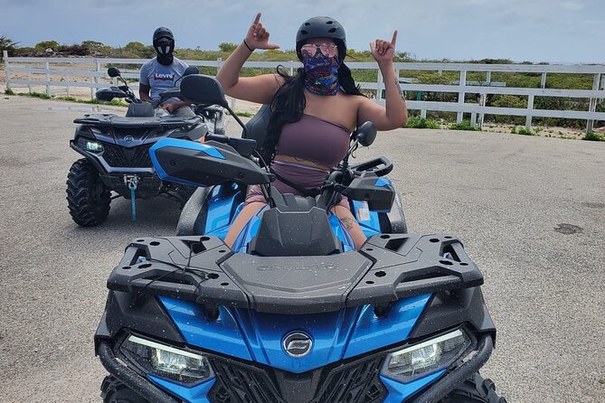 GRAND TURK: Luxury ATV Adventure Tour - Riding toward the Grand Turk lighthouse