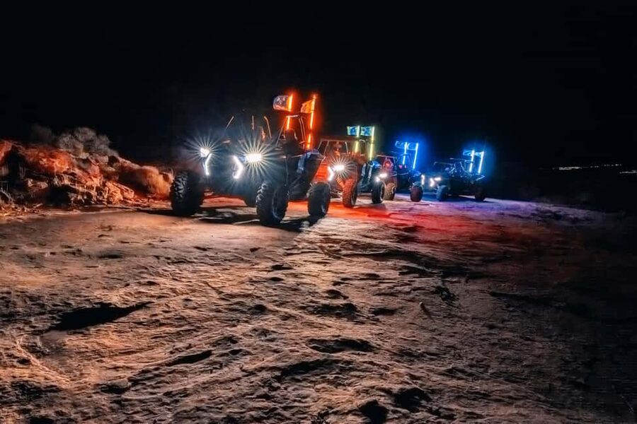 Greater Zion: Dark Sky UTV Tour with Stargazing - Riding into the desert at twilight