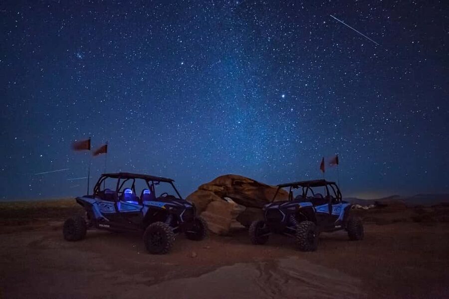 Greater Zion: Dark Sky UTV Tour with Stargazing - Learning the UTV before the desert ride