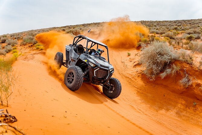 Greater Zion: Sand Hollow Dunes ATV Tour - A short stop beside Sand Hollow Reservoir