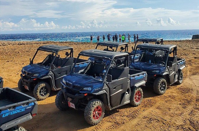 Half-Day Aruba UTV Adventure Tour - Arashi Beach: A Proper Swim at the End