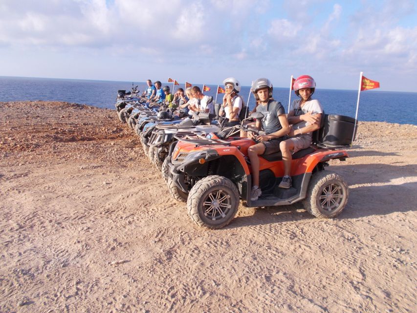 Hersonisos - Malia :off-road quad safari with transfer+Lunch - The riding experience: fun, dusty, and group-based