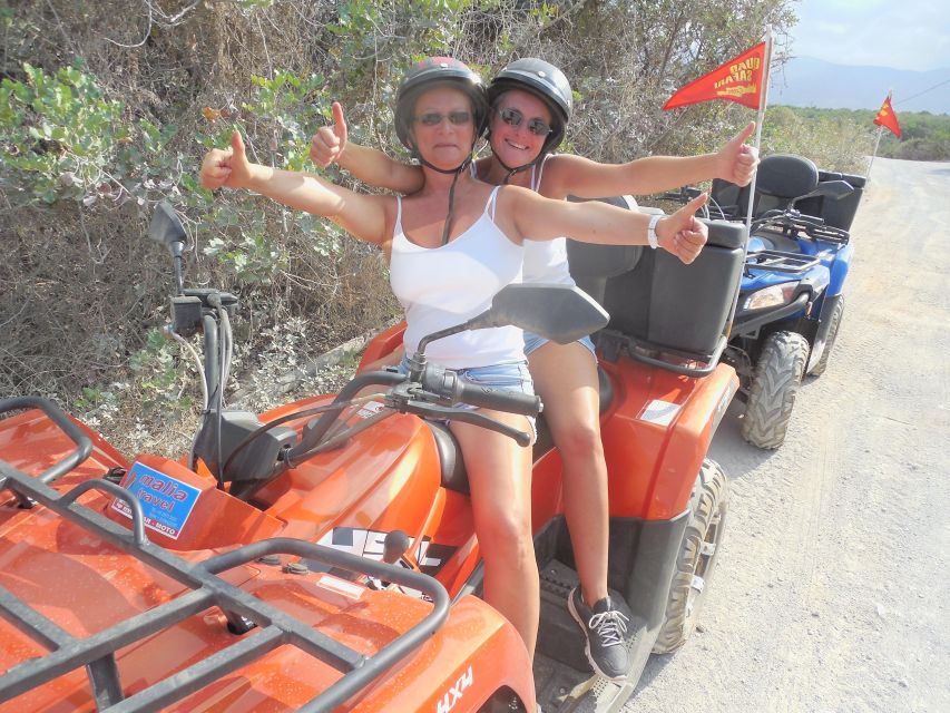 Hersonisos - Malia :off-road quad safari with transfer+Lunch - Malia Travel: the briefing and the first ride