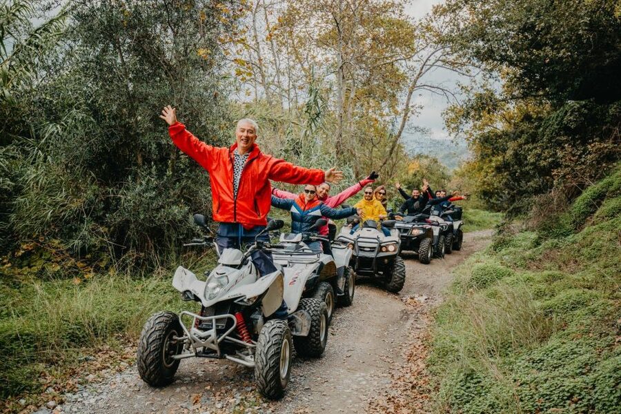 Hersonissos: ATV Quad Bike Safari in the Mountains of Crete - Leaving Hersonissos for the mountain roads