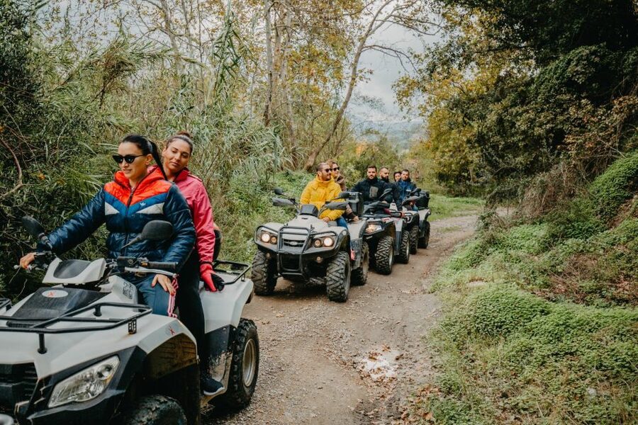 Hersonissos: ATV Quad Bike Safari in the Mountains of Crete - Raki, local snacks, and the tavern meal