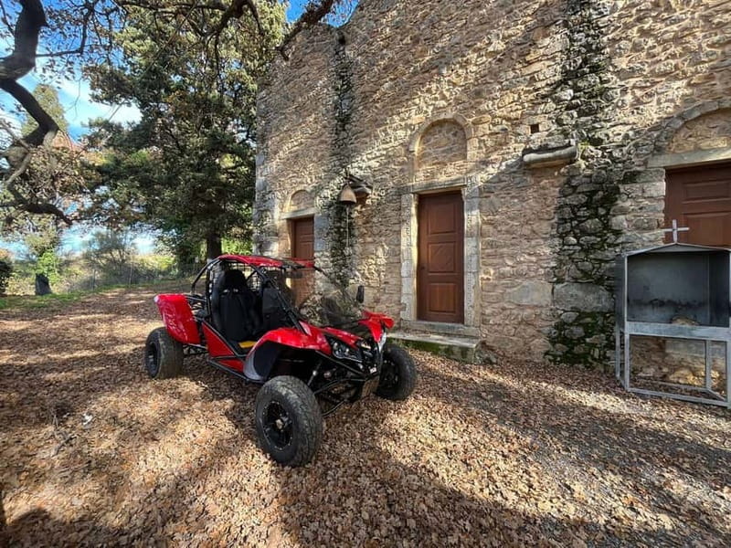 Hersonissos: Buggy Adventure Tour - Climbing toward Saint John Church at 650 meters