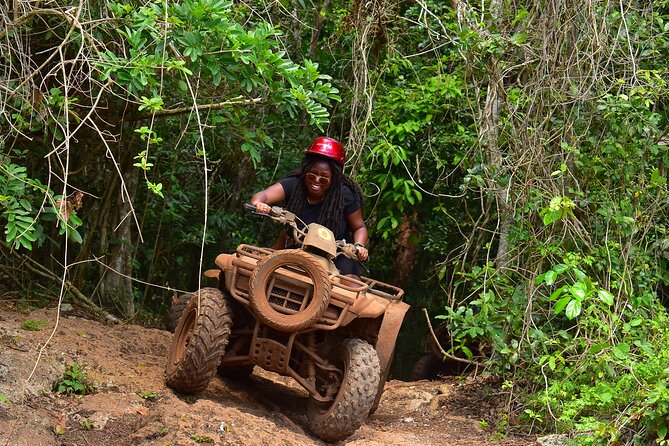 Horseback, ATV´s, Ziplines, Cenote, Hanging bridge Lunch and Round Trip Included - ATV trails bring the noise