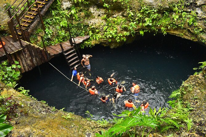 Horseback riding and ATV in the jungle, Ziplines, Cenote & Lunch - Swimming in Cenote Maya