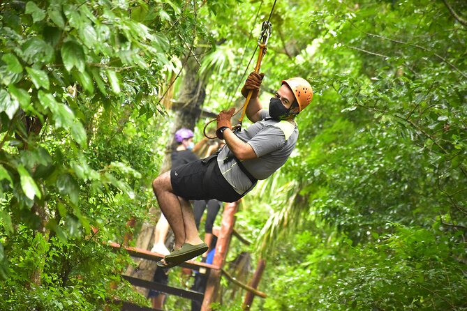 Horseback riding and ATV in the jungle, Ziplines, Cenote & Lunch - Food, water, and the afternoon timing