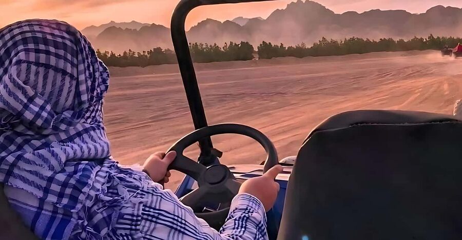 Hurghada: ATV Quad, Jeep and Buggy Safari with BBQ Dinner - ATV quad biking with a safety check first