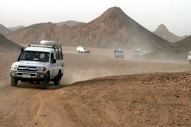 Hurghada: ATV Quad Safari, Camel Ride & Bedouin Village Tour - From Hurghada hotel to desert track