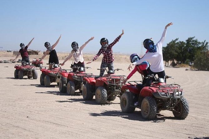 Hurghada: ATV Quad Safari, Camel Ride & Bedouin Village Tour - Forty-five minutes across the Hurghada desert