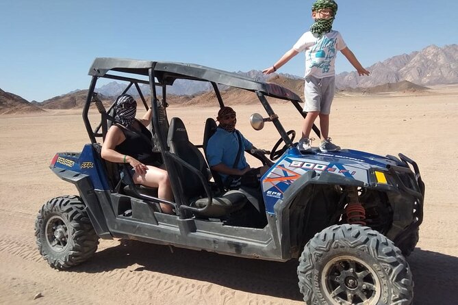 Hurghada: ATV Quad Safari, Camel Ride & Bedouin Village Tour - Arriving at the Bedouin village after the ride