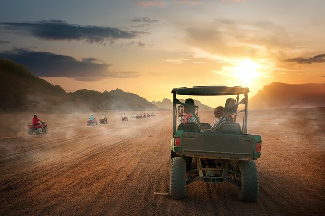 Hurghada: ATV Quad Safari, Camel Ride & Bedouin Village Tour - Learning to handle the quad before the ride