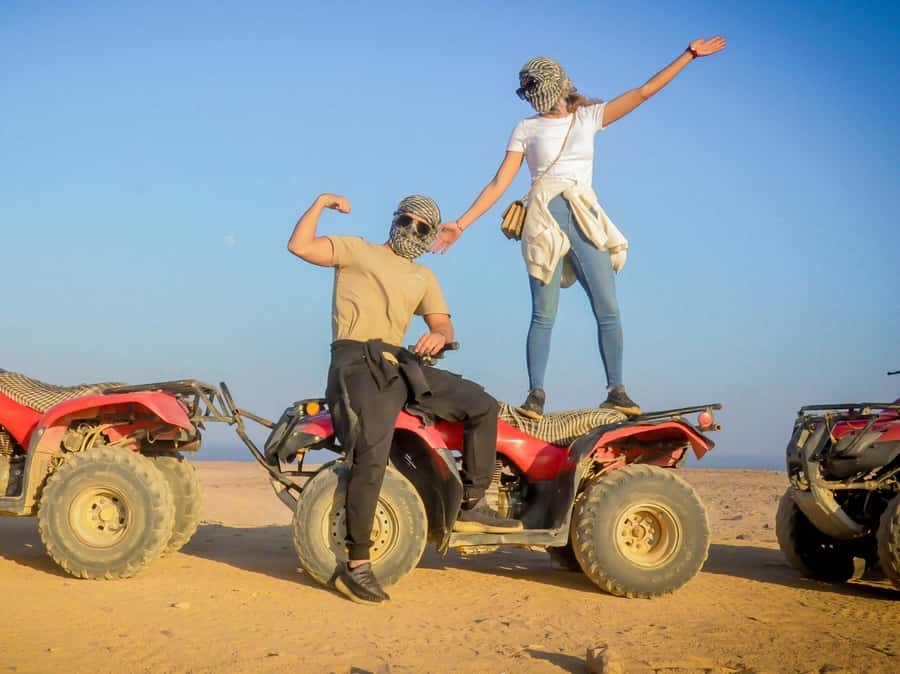 Hurghada: ATV Safari Tour with Camel Ride - The quad route across plains, valleys, and dunes