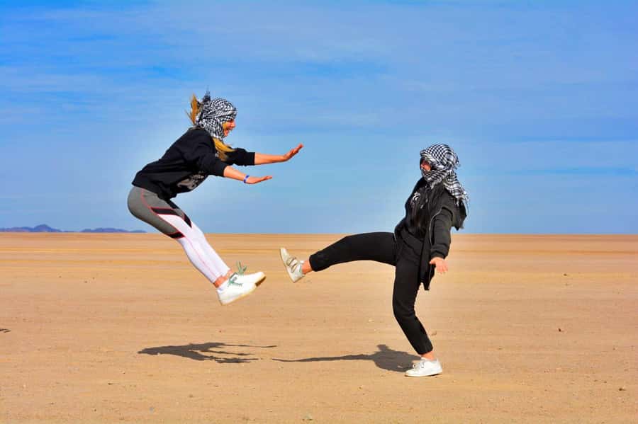 Hurghada: Desert Quad, Bedouin Village, and Camel Ride Tour - The Bedouin village and its five-minute camel ride