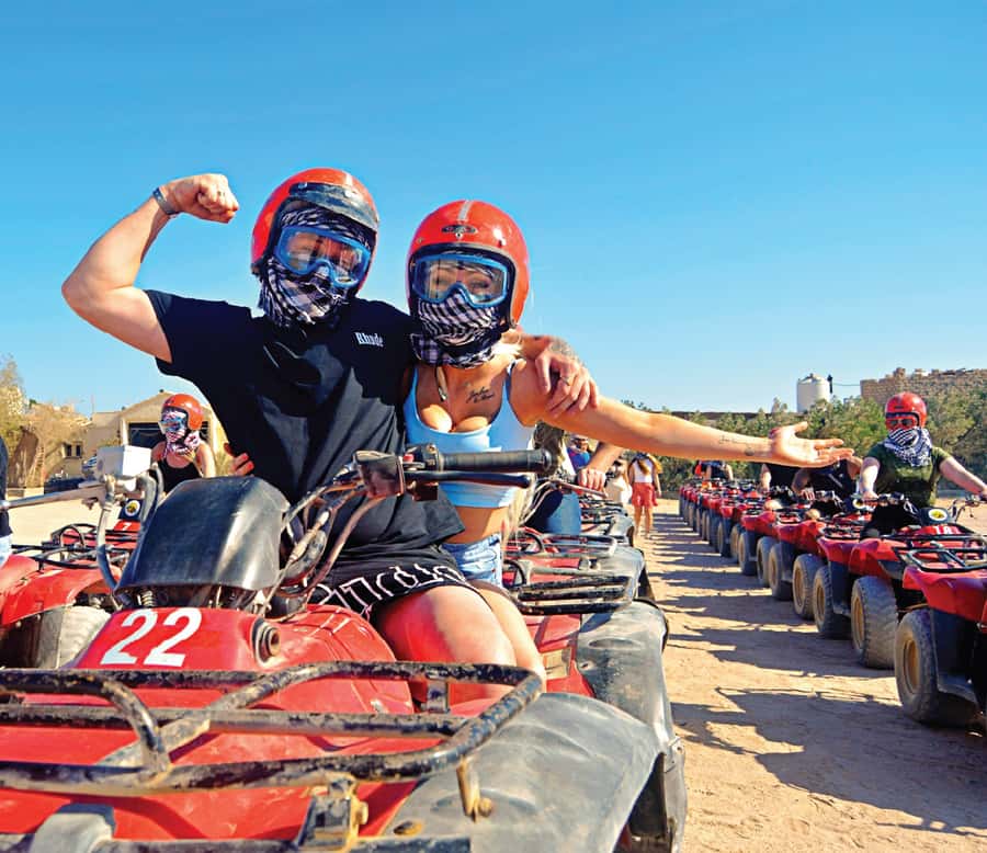Hurghada: Desert Quad, Bedouin Village, and Camel Ride Tour - Pickup from Hurghada and the first safety check