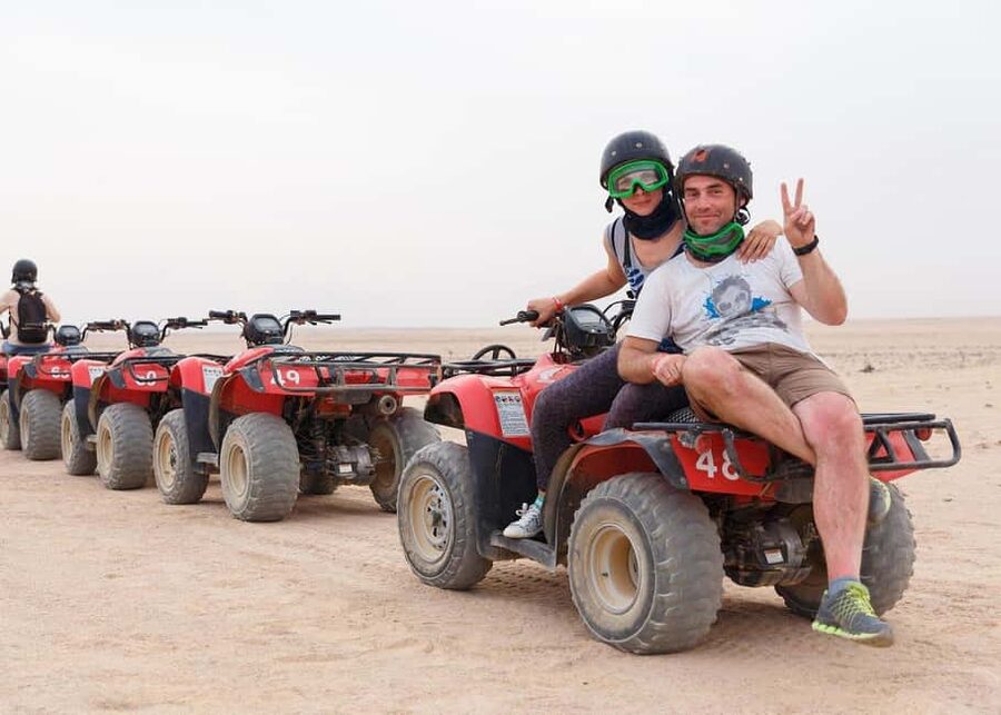 Hurghada: Desert Quad Bike and Buggy Adventure with Transfer - Safety, heat, and what to wear